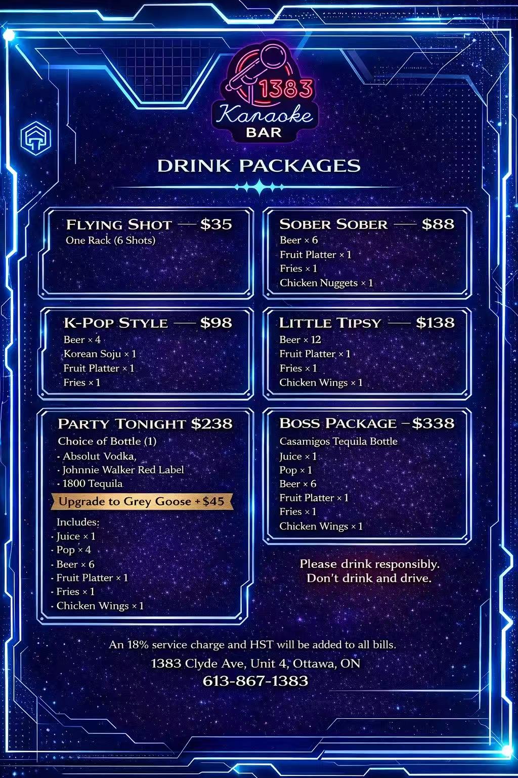 Drink Menu Part 1